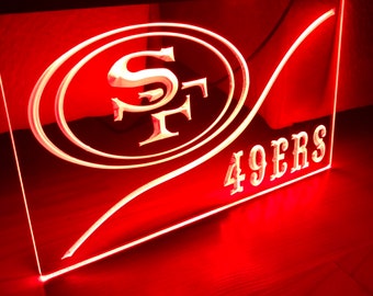 San Francisco 49ers LED Neon Sign Size 8x12