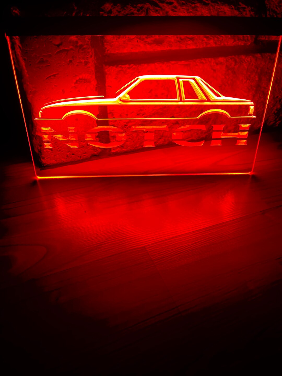 Ford Mustang Notch LED Neon Sign Size 8x12 - Etsy