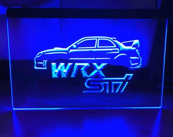 Subaru WRX STI LED Neon Sign Size 8x12