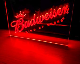 Budweiser LED Neon Sign Size 12x16
