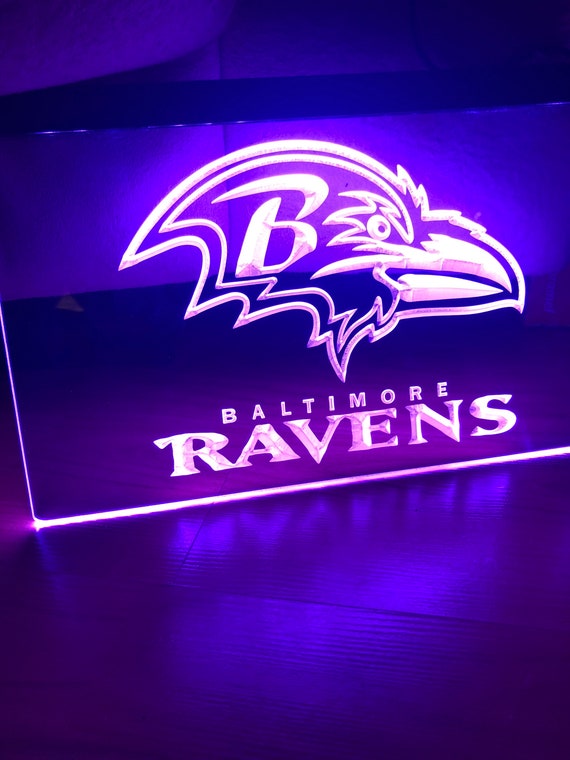 Baltimore Ravens LED Schild, Baltimore Ravens Schild, Baltimore