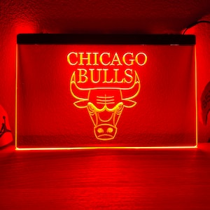 Chicago Bulls LED Neon Leuchtreklame Size 8x32