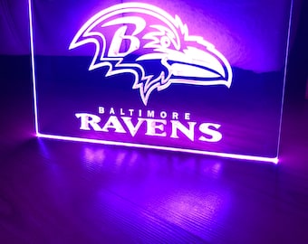 Baltimore Ravens LED Neon Sign Size 8x12