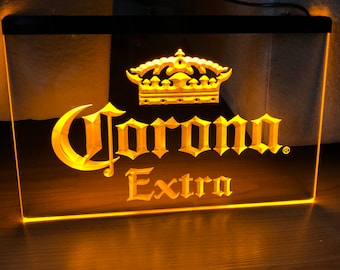 Corona Extra Beer Engraved Wood Sign - Etsy