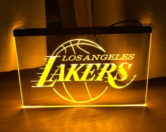 Lakers LED Neon Leuchtreklame Size 8x12