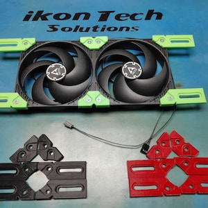 Universal 120 140 mm Mining Rig Fan Brackets Supports Holders Crypto Eth Btc GPU Miner Exhaust Cooling