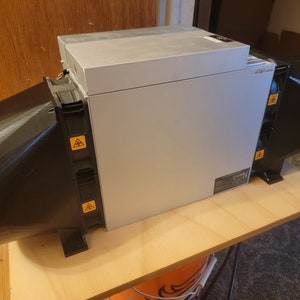 8&quot; Universal ASIC OC  Overclocking Cooling Shroud Bitmain IceRiver Antminer KS Innosilicon Kit Silence Inline or Stock Fan Or Both Mountable