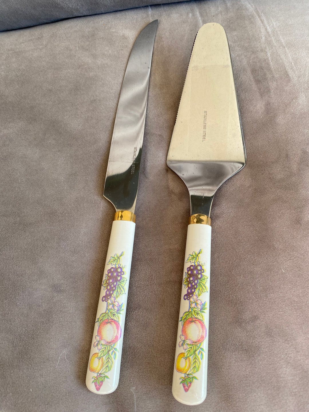 Vintage Cake Knife and Cake Slice Etsy