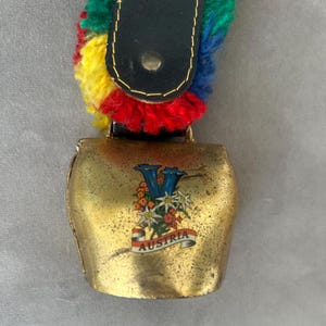 Vintage 1960s Austrian Cow Bell