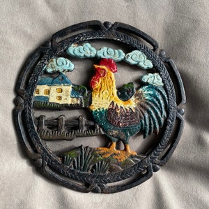 Cast Iron Rooster Trivit (a)
