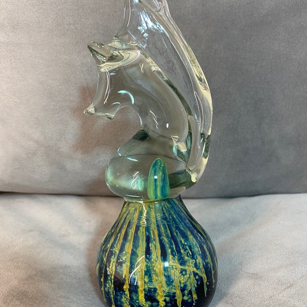 Mdina glass sea horse. (51)