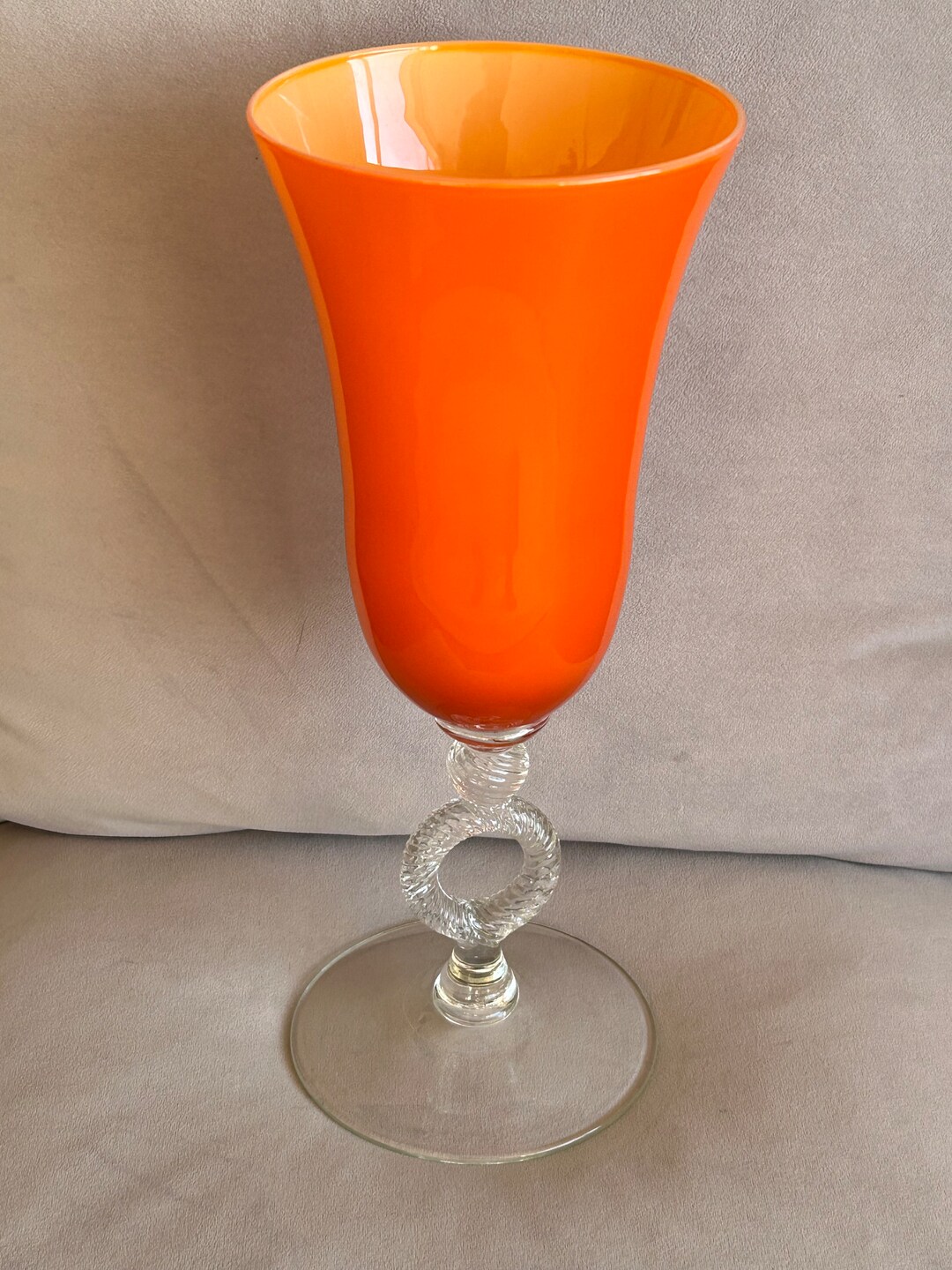 Vintage Italian Glass Vase Etsy