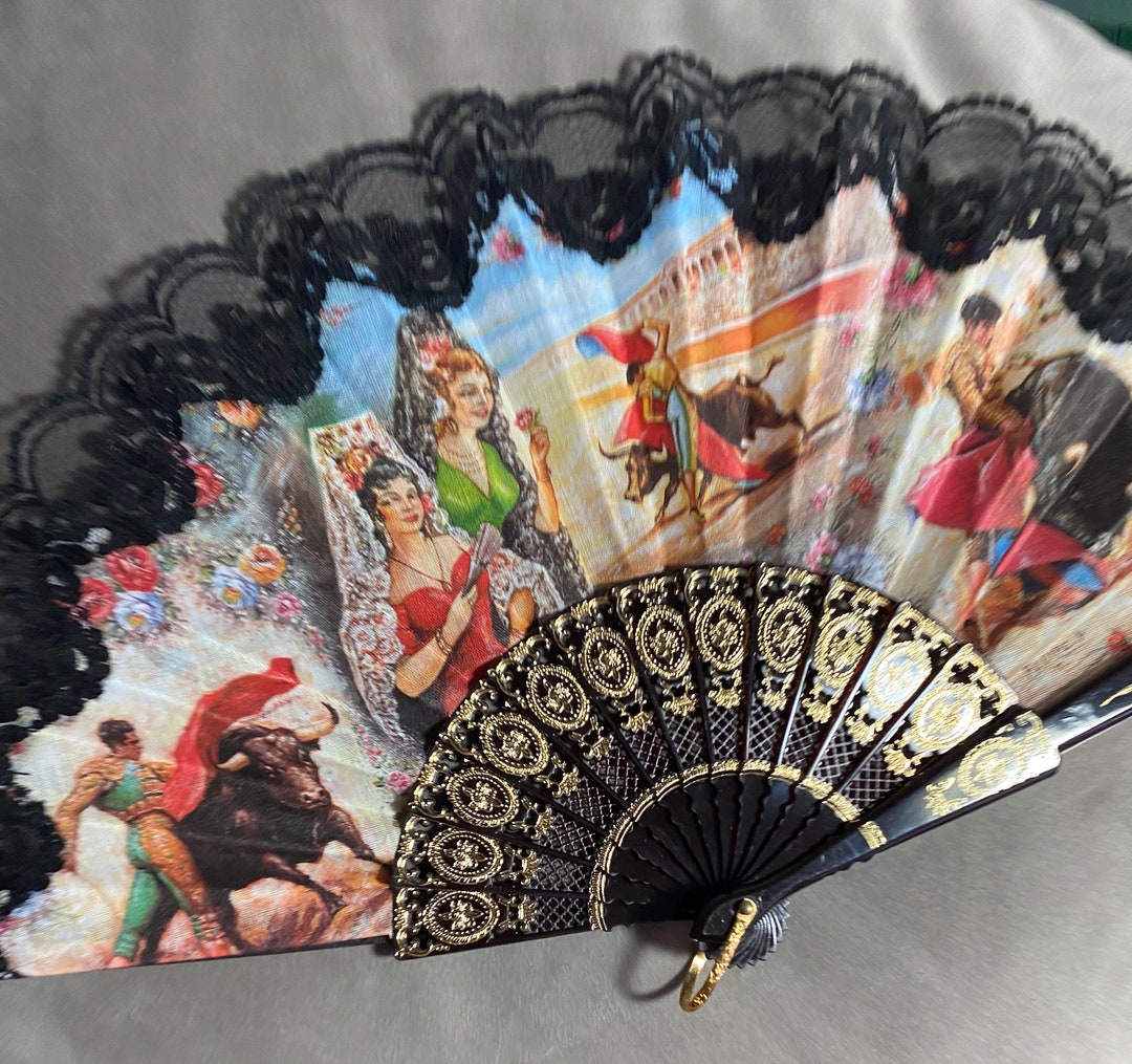 Screenprint Fans Silk Screen Printed Fan (G) - Etsy