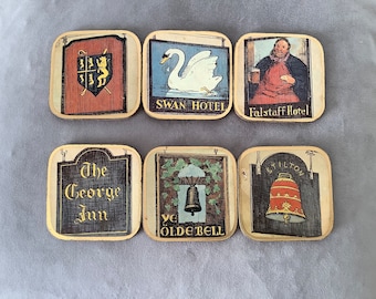 Tapetes de cerveza de pub vintage (03)