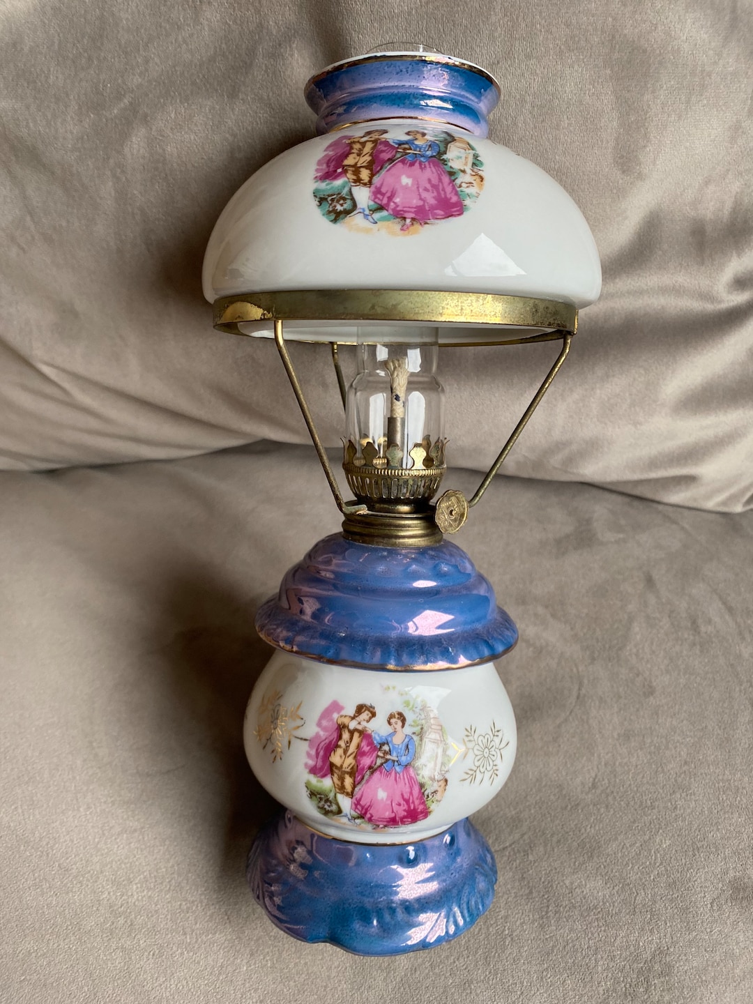 Vintage Japanese Oil Lamp GA Etsy UK