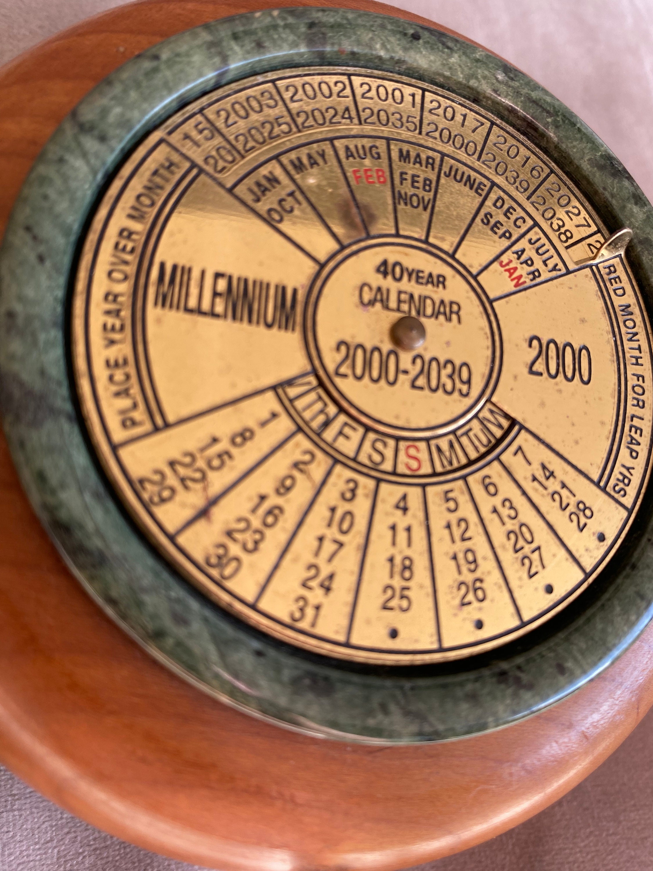 MILLENNIUM CALENDAR PLATE 2001 【公式通販】