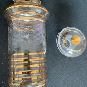 1950s Glass Sherry Decanter (S)