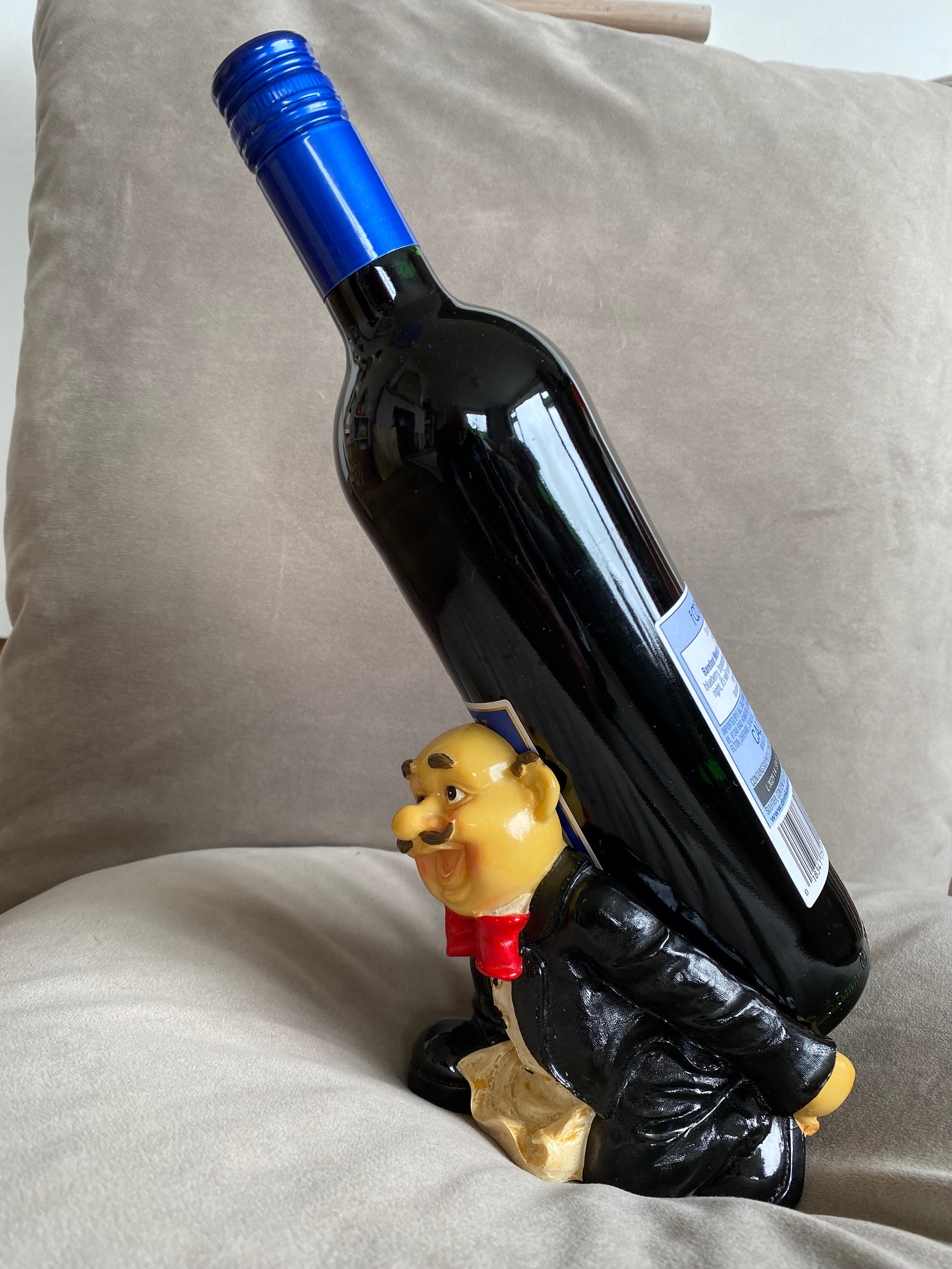 Rare Vintage Wine Bottle Holder Q Etsy UK