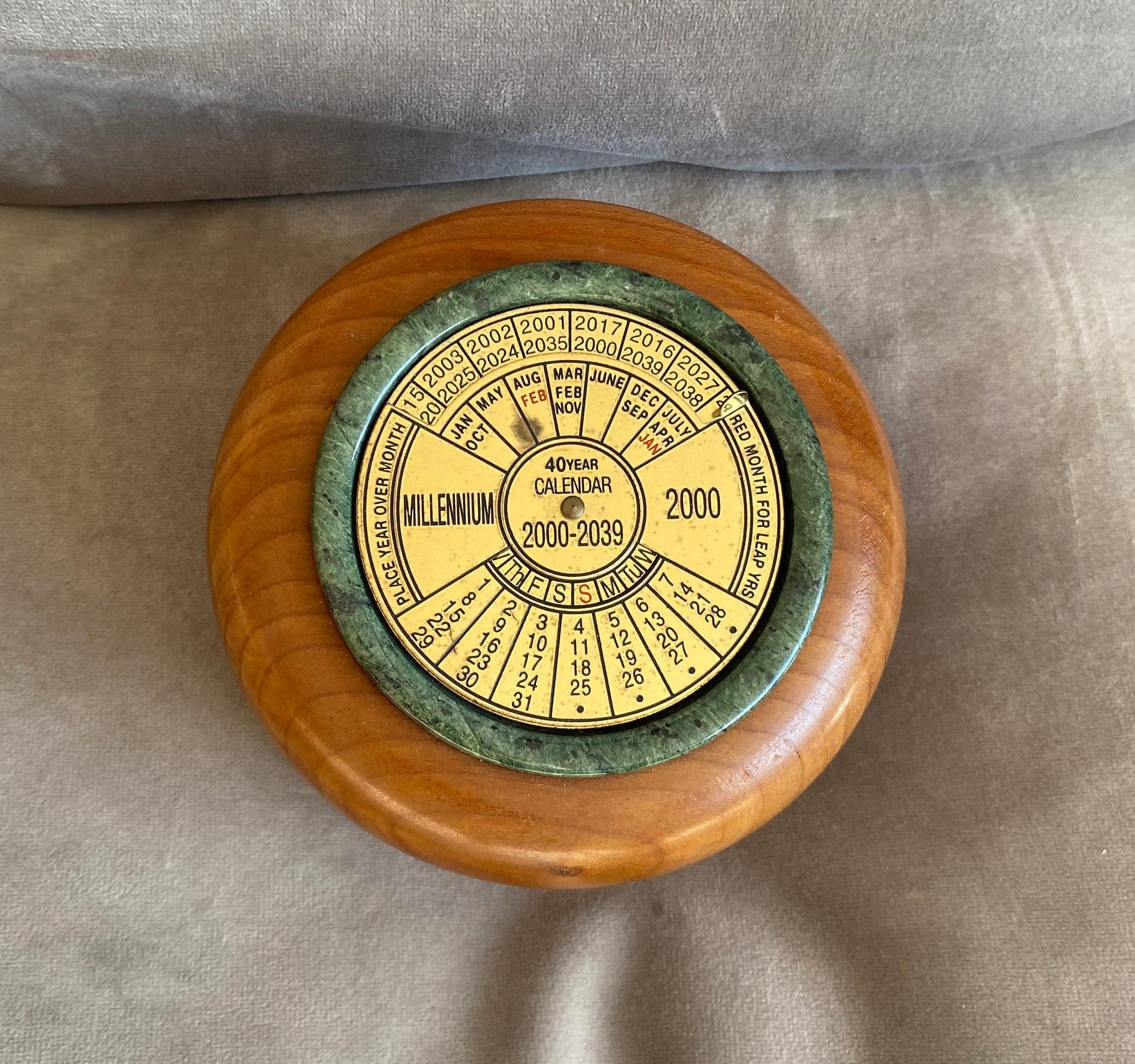 　MILLENNIUM　CALENDAR PLATE 2001 il_fullxfull.4883065043_la58.jpg