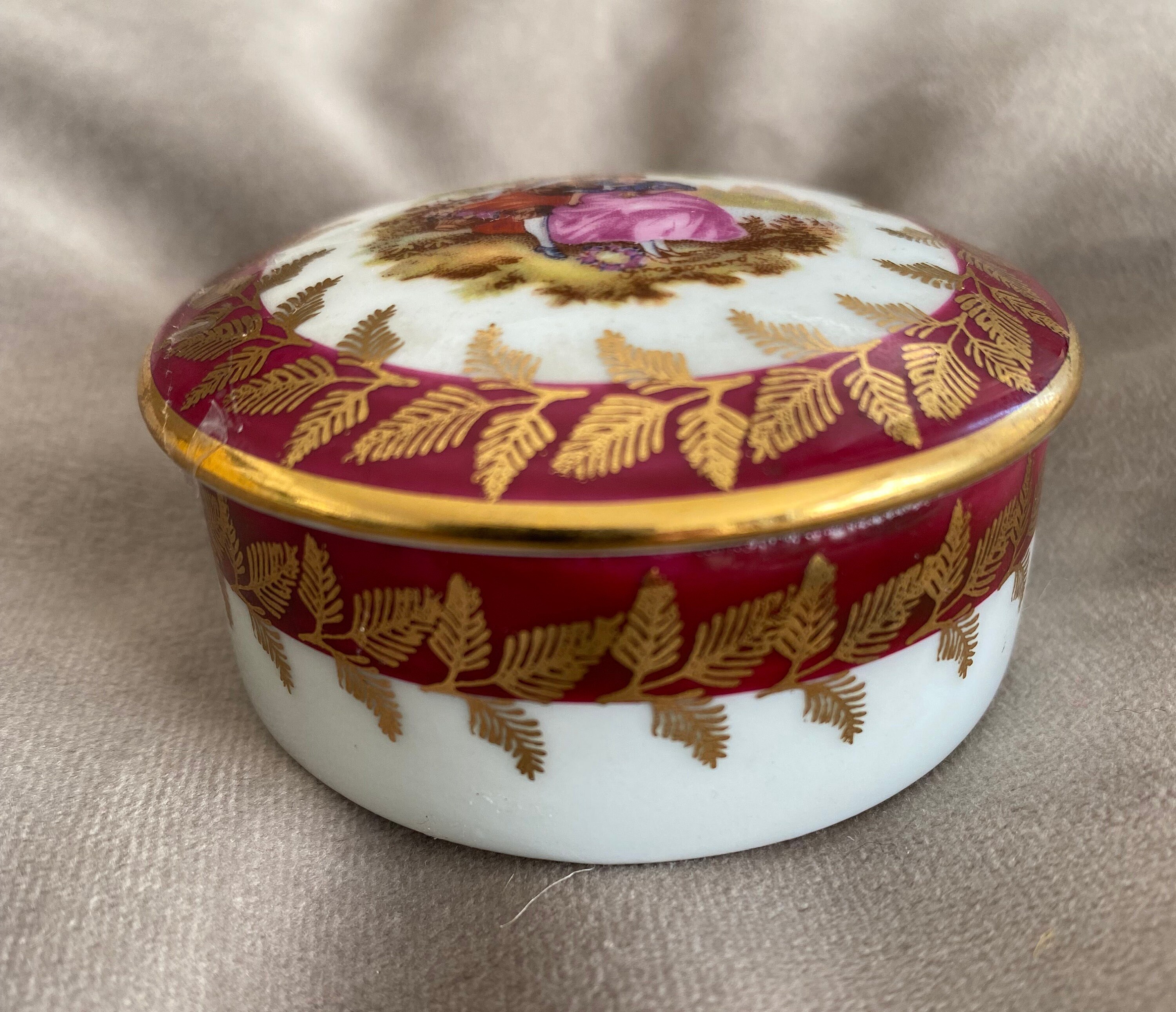 Limoges 花柄ボックス 陶磁器 Limoges Trinket Box - Etsy