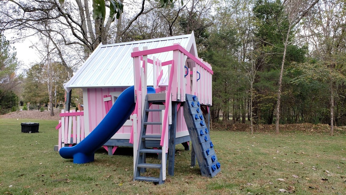 Big Whim Playhouse With Stilts Etsy