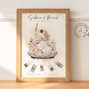 personalized money gift wedding | wedding car | wedding gift names | wedding gifts money idea | gift for the bride and groom