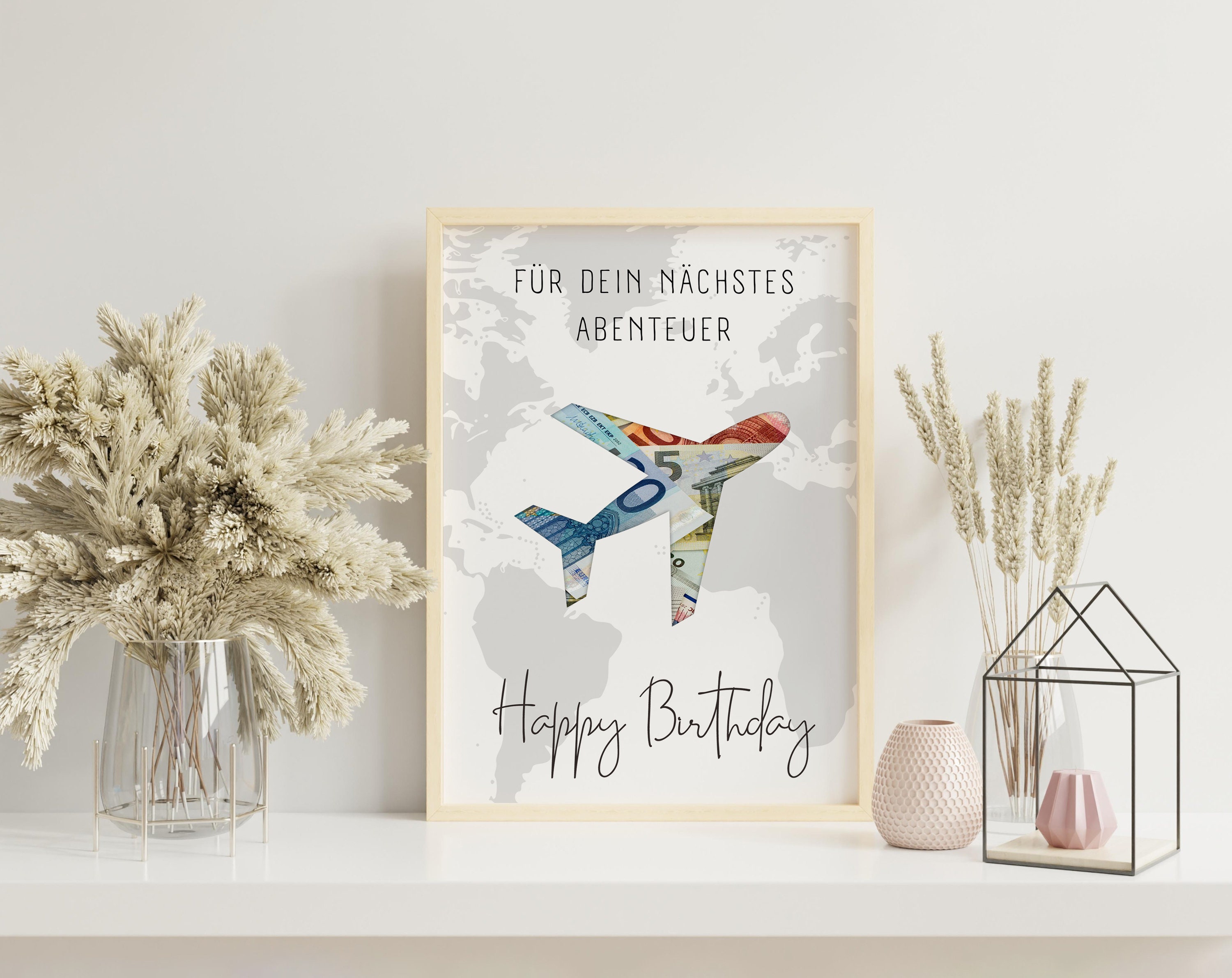Geldgeschenk Geburtstag Geschenk Geburtstag Reise Happy Etsy Österreich