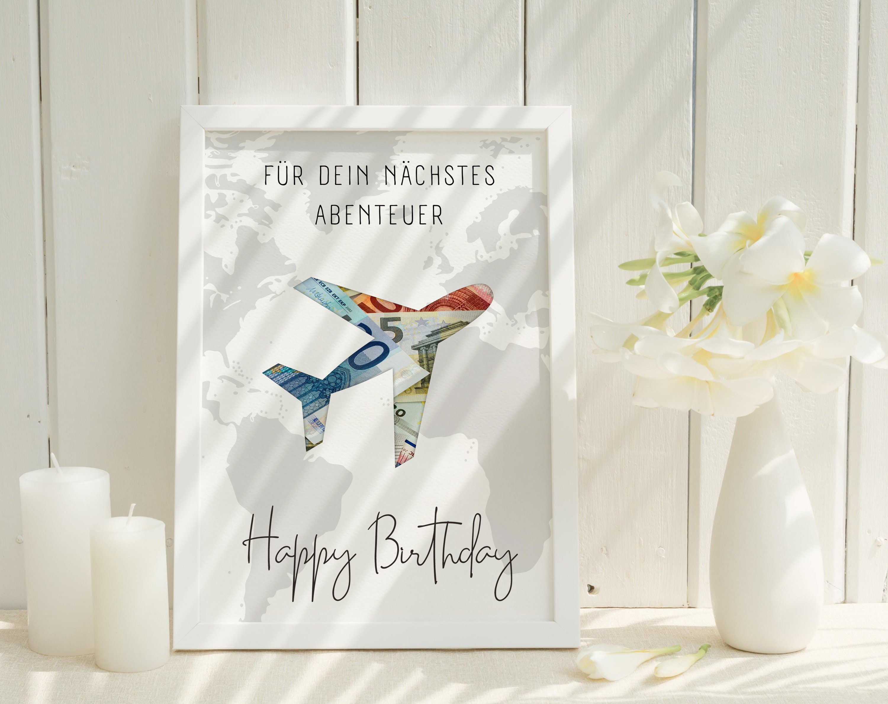 Geldgeschenk Geburtstag Geschenk Geburtstag Reise Happy Etsy Österreich