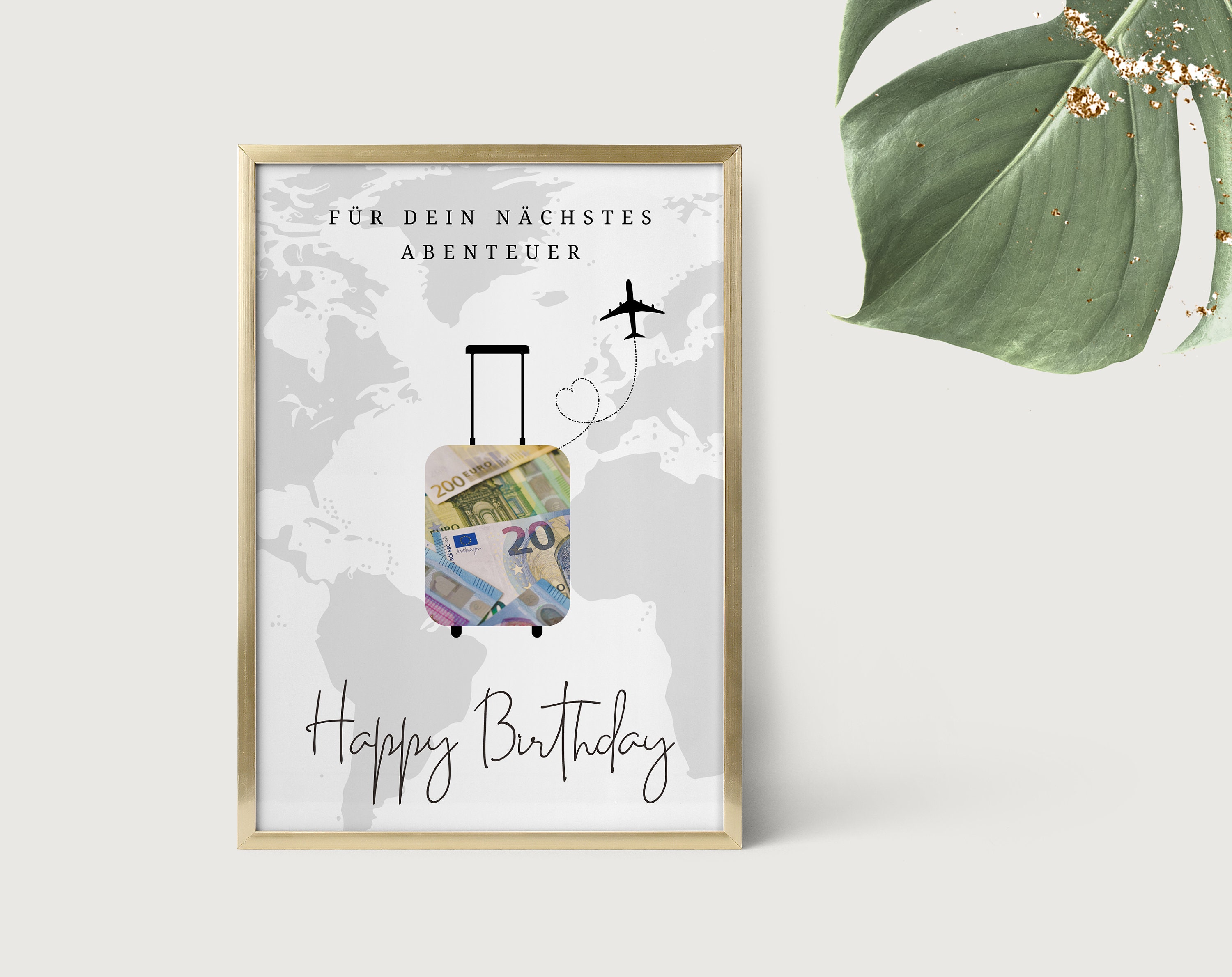 Geldgeschenk Geburtstag Geschenk Geburtstag Reise Happy Etsy Österreich