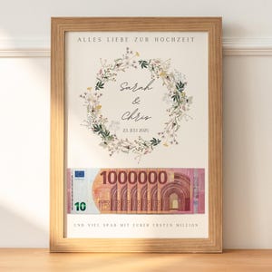personalized money gift wedding | wedding poster | wedding gifts money | gift for the bride and groom | wedding gifts names