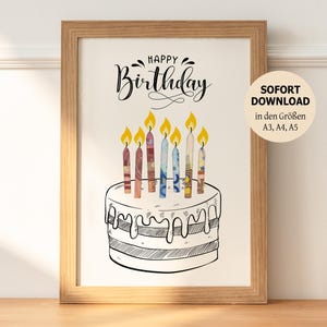 kreatives Geldgeschenk Geburtstag | DIY Geburtstagsgeschenk Idee | 18. Geburtstag | Gutschein verschenken | Geschenk zum Selbstausdrucken