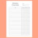 Printable Weekly Checklist | To-do-list | Black and White | Simplistic ...