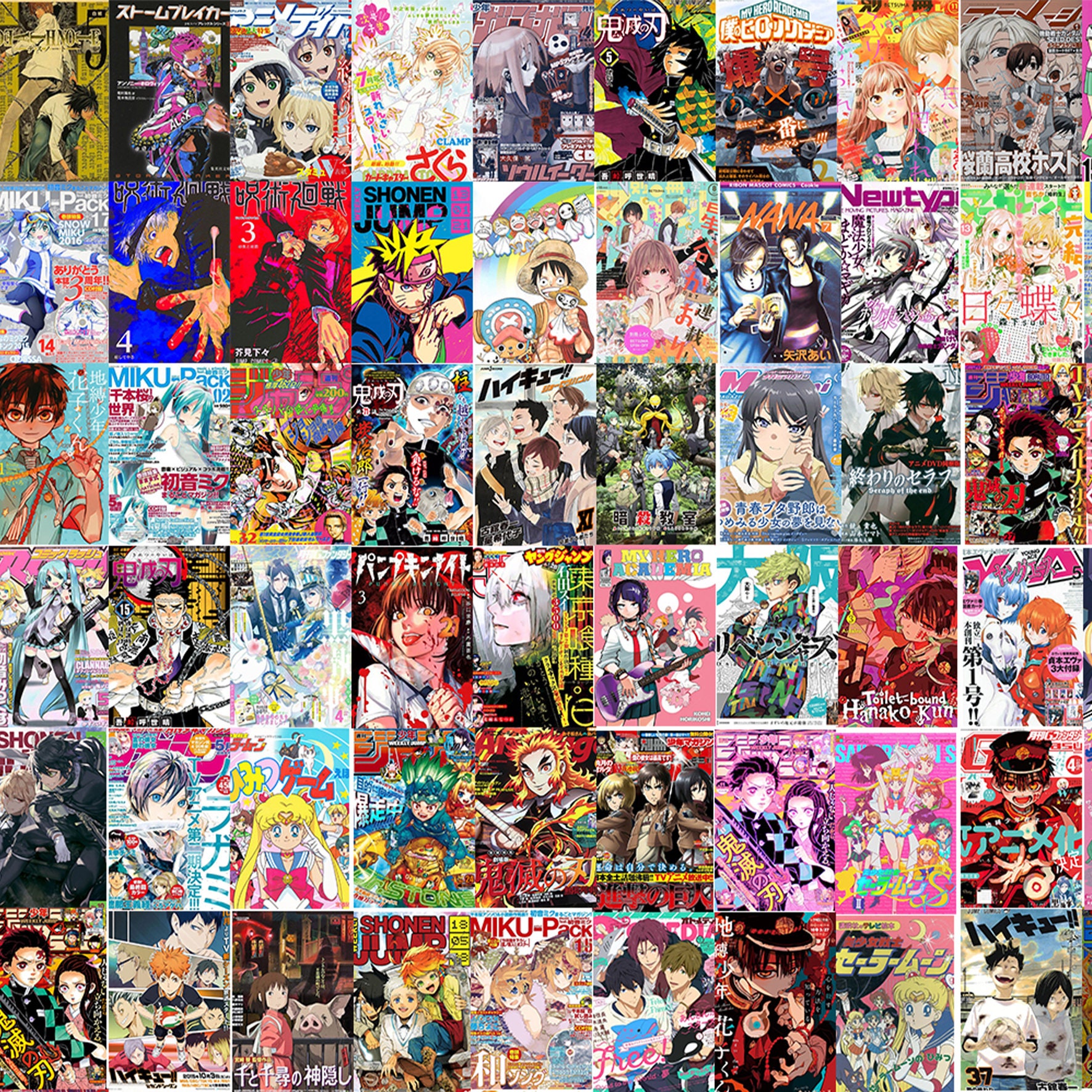  MeleBase Anime Wall Collage Kit Aesthetic 60 PCS Anime Room  Decor 4.2x6.2 inch Small Anime Posters Manga Collage Kit, Anime Pictures  for Wall Collage Kit (Art Deco): Posters & Prints