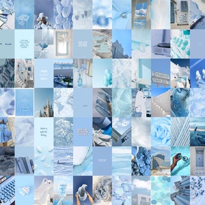 110 PCS Baby Blue Wall Collage Kit Soft Blue Aesthetic Photo Collage Pastel  Blue Photo Wall Collage Pinterest Inspired Blue Collage -  Portugal