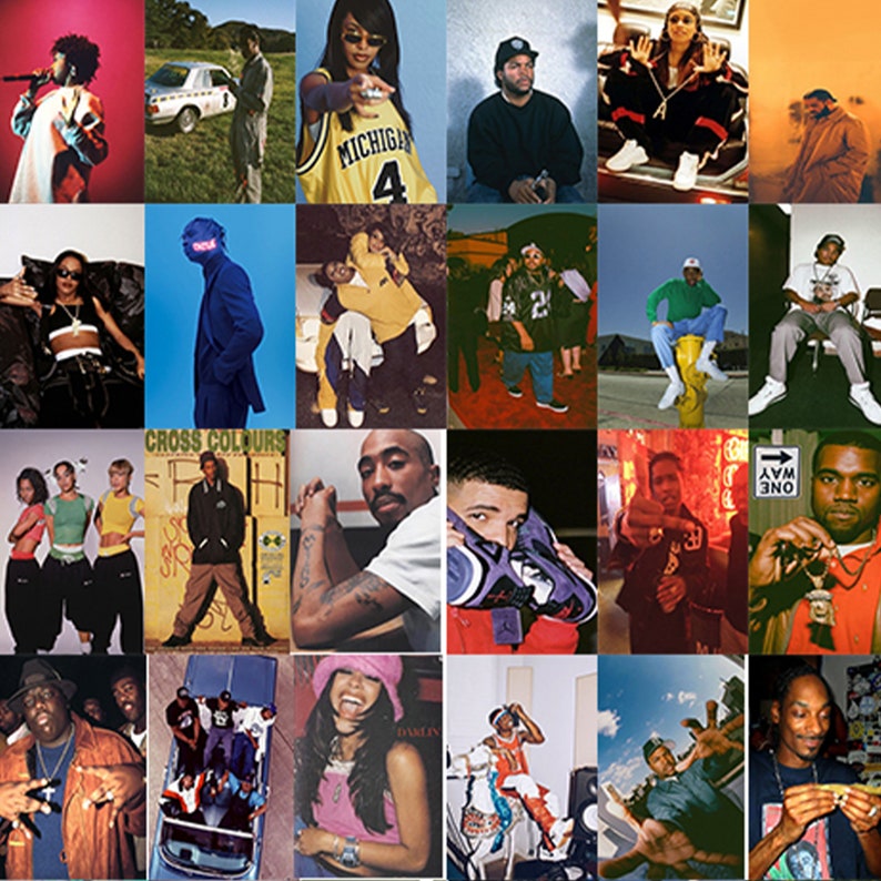 120 PCS Vintage Hip Hop Posters Vintage Rappers Aesthetic - Etsy