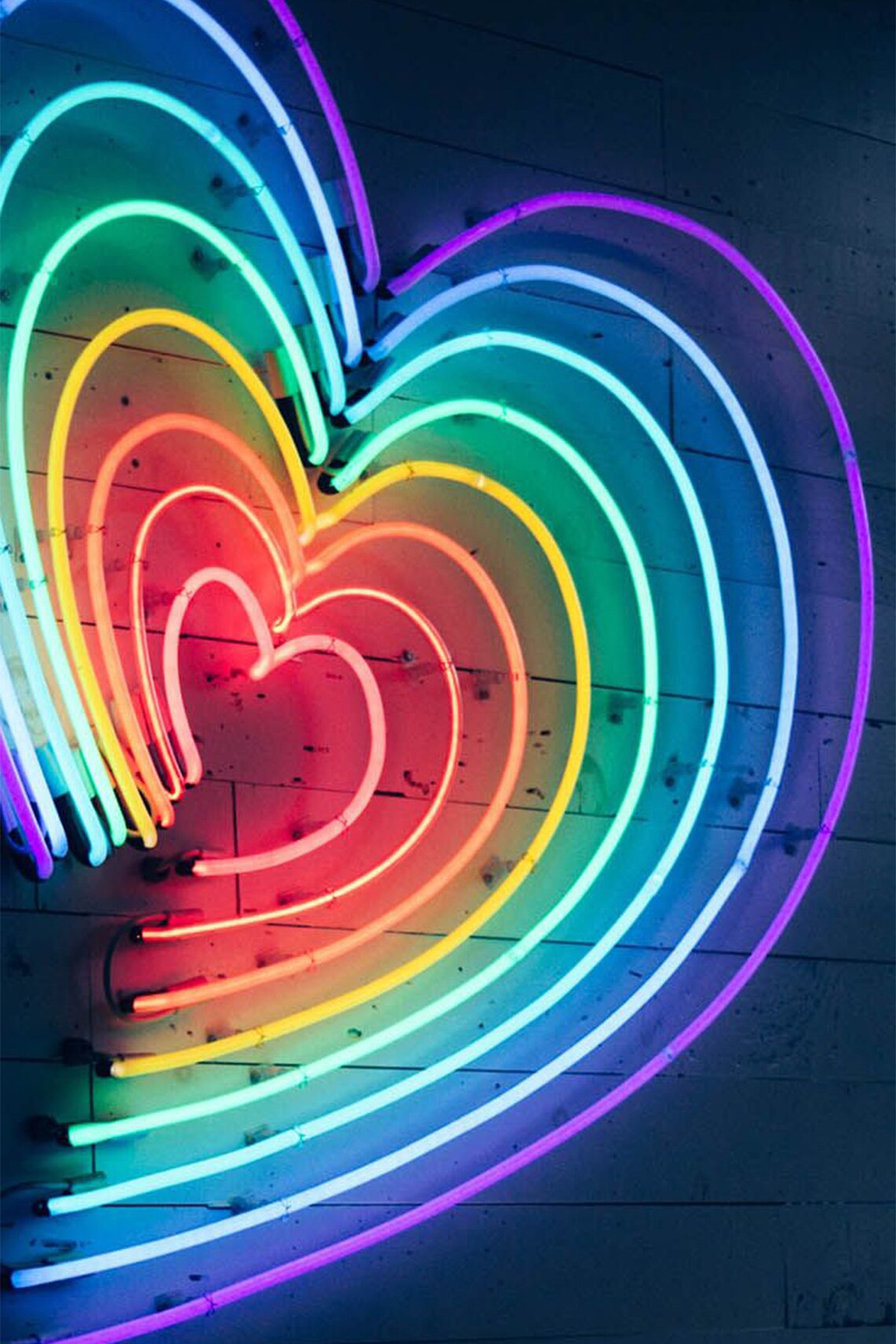 110 PCS Neon Wall Collage Kit Neon Aesthetic Photo Collage Etsy Canada