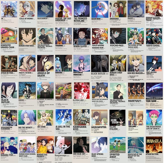 280 Anime Polaroid Posters Dıgıtal Collage Kit Minimalist Anime Poster Wall  Collage Anime Poster Anime Prints Anime Room Decor 