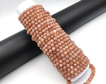 Peach Moonstone Bracelets, DIY Bracelet Lot, AAA+ Crystal Beads Bracelets, Wholesale Bracelets Lot, Handmade Bracelets, DIY Jewelry