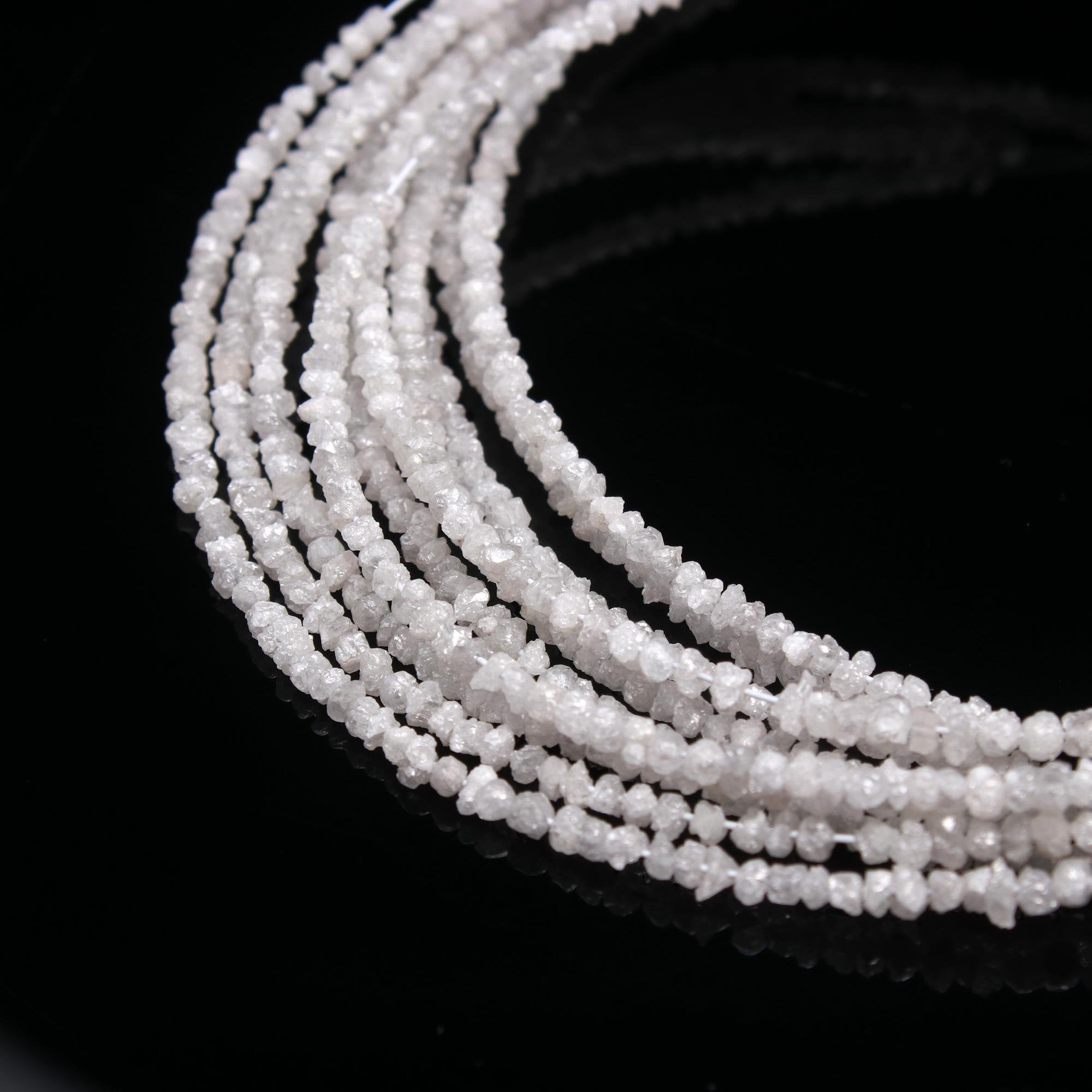 20 Carats De Diamants Bruts Blancs Naturels - Taille 2-3 Mm - Afrique Du Sud - Pour Création Bijoux