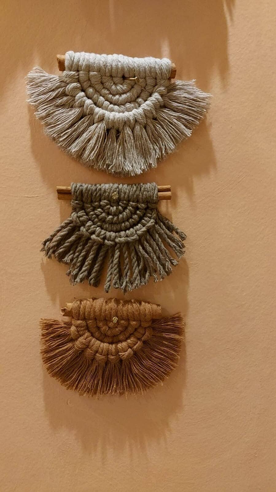 Lot de 3 Demi Cercle A La Cannelle