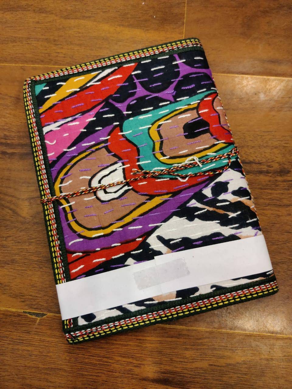 Kantha Work Meditation Handmade Eco Friendly Journal Acid Free Notebook