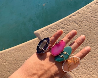Agate Rings