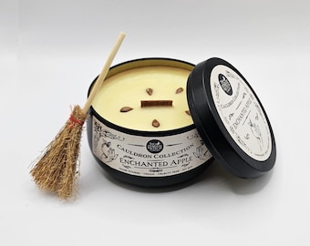 Vela aromática de la colección Caldero de Manzana Encantado
