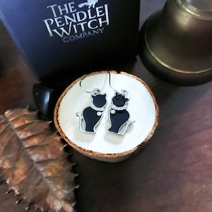 Black Cat Earrings