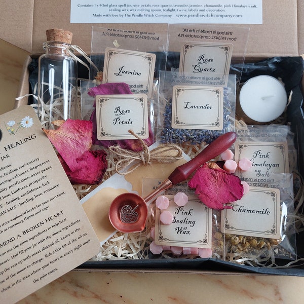 Self Love & Healing Spell Jar Kit