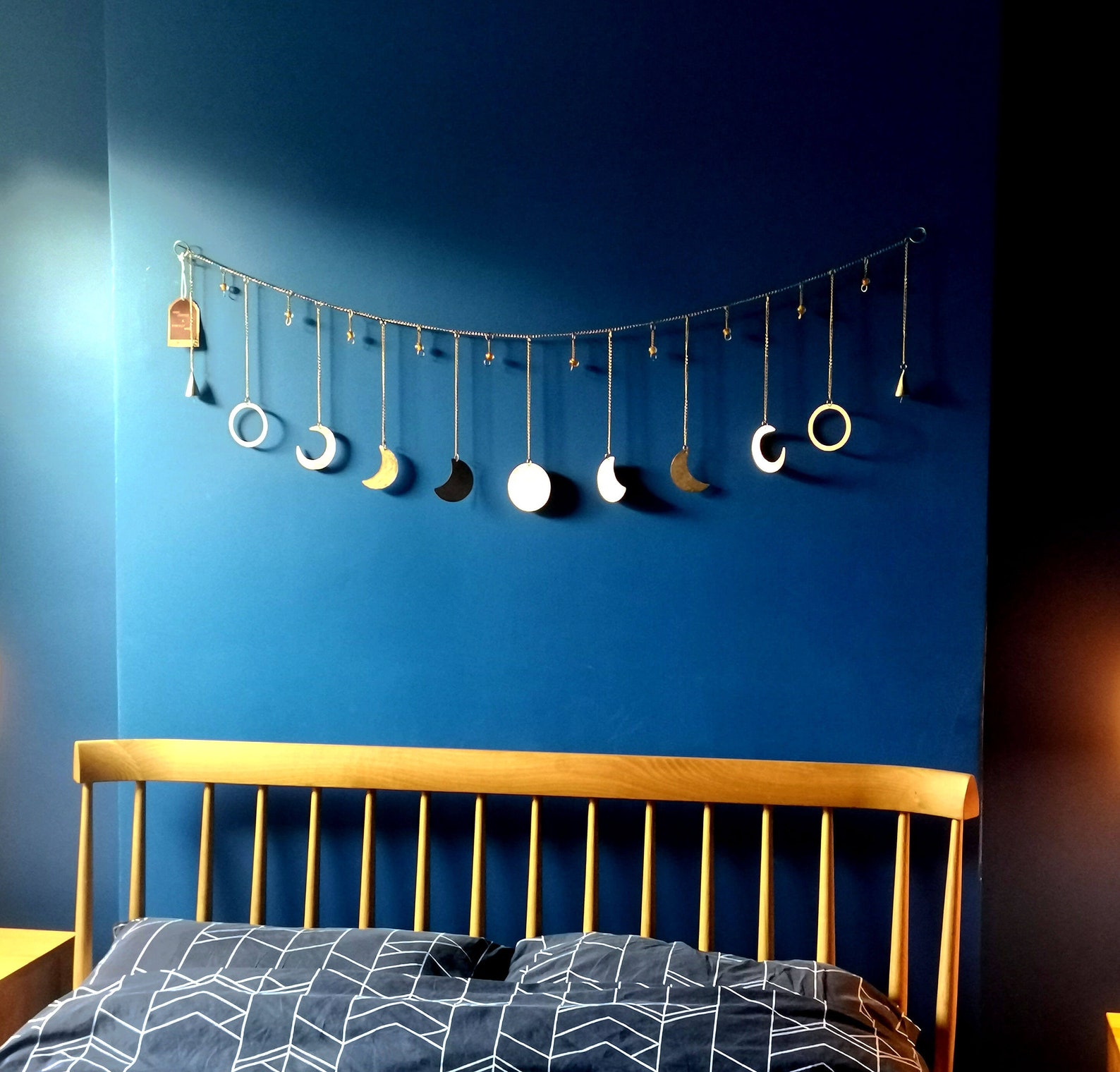 Moon Phase Wall Hanging Etsy