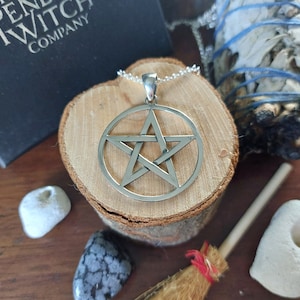 925 Sterling Siver Large Pentagram