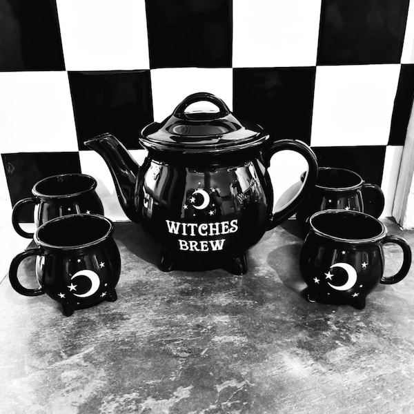 Gothic Tea Set Etsy UK