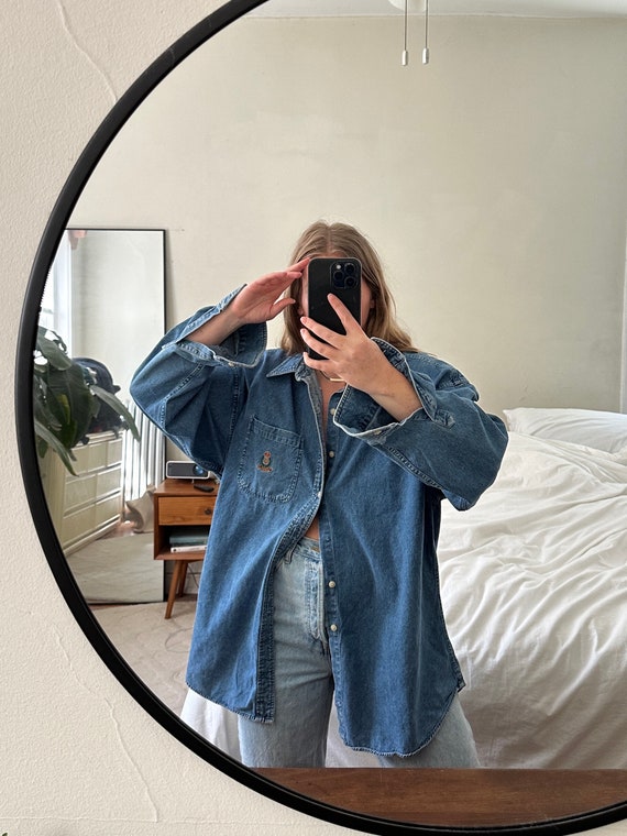 Vintage denim Chaps Ralph Lauren Button Down, over