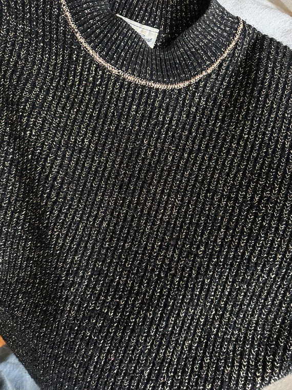 Oversized Sparkle sweater, Black sparkly sweater,… - image 9